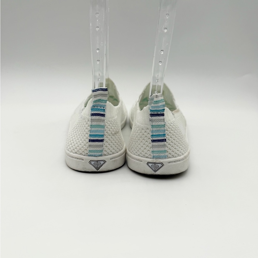 Roxy Minnow Knit Closed Casual Memory Foam Slip-on Comfort Shoes White Size 9 - Picture 6 of 8